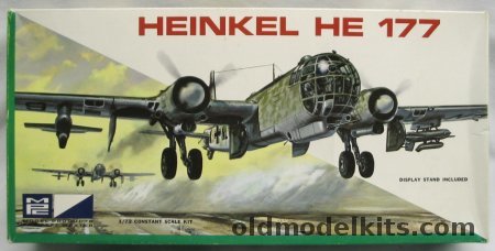 MPC 1/72 Heinkel He-177 A-5 Grief with HS-293 Guided Missiles (Airfix), 1200-200 plastic model kit